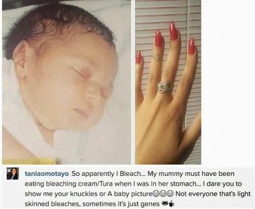 Tania Omotayo Wizkid’s Girlfriend reacts to Bleaching allegations