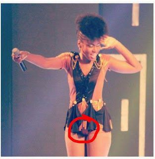 Photo: MzVee Shows Her ‘V*gina’ on Stage?