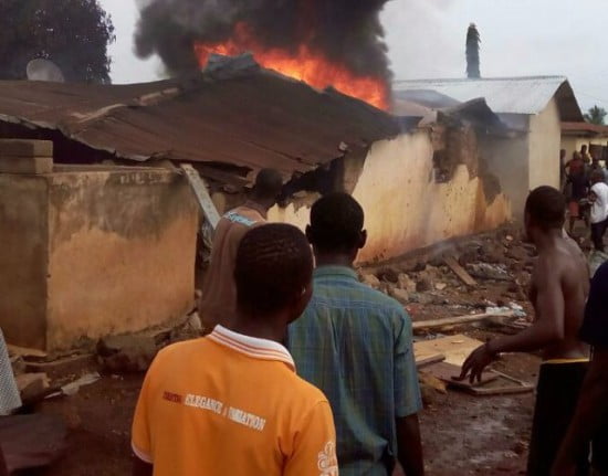 3 Children burnt to death in Nkwanta fire