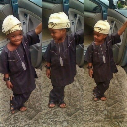 Cute Photos of Wizkid's Son