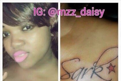 Sarkodie Fan Tattoos ‘Sark’ On Her Boobs