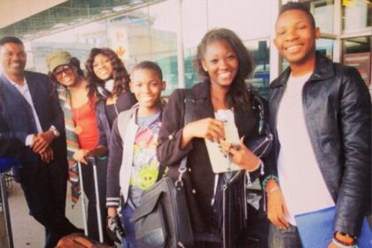 PHOTOS: Actress Omotola Shares Photos Of Her Beautiful Family