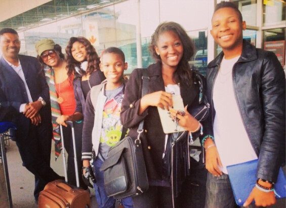 PHOTOS: Actress Omotola Shares Photos Of Her Beautiful Family