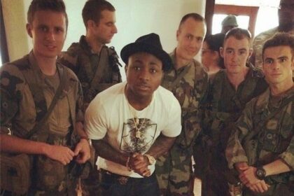 Davido Shares Photo With Military, Says He Is Protected From Ebola