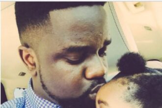 I think I kiss my daughter too much - Sarkodie