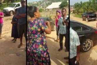 Alleged video of Joyce Blessing fighting for custody of her kids