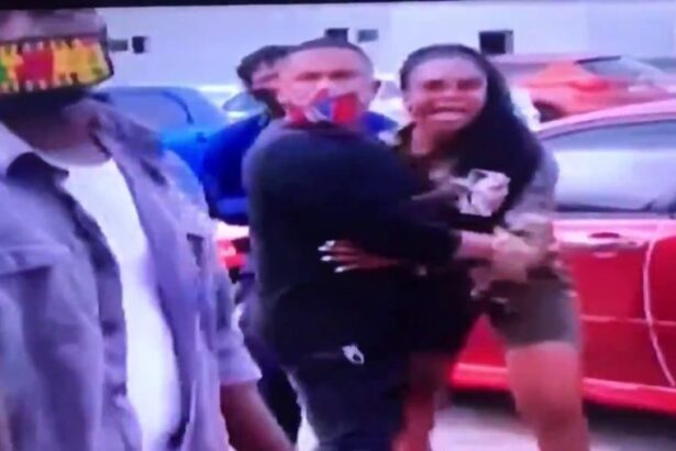 Video: Sista Afia and Freda Rhymz attempt a close combat (fight) on Tv3 premises